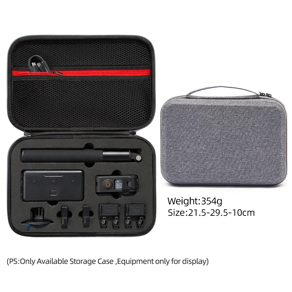 Handbag For DJI Action 3/4 Carrying Case Large Capacity Bag Camera Accessory for DJI Osmo Action 4/3 Storage Bag Protective Box