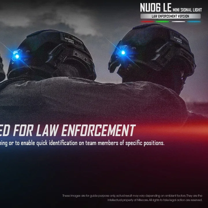 Nitecore NU06 LE NU06 MI USB-C كشافات قابلة لإعادة الشحن IR مصباح إشارة تحذير مصباح إشارة دراجة تسلق ضوء شرطة الطوارئ