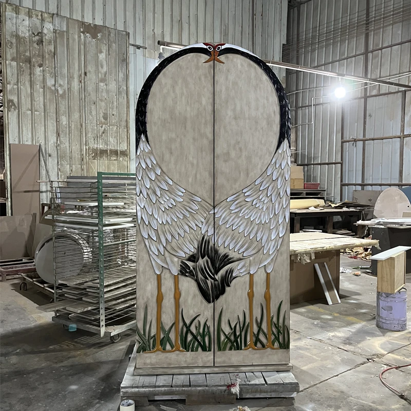 

Французский классический независимый шкаф из цельного дерева с краном, рельефный окрашенный шкаф для хранения одежды