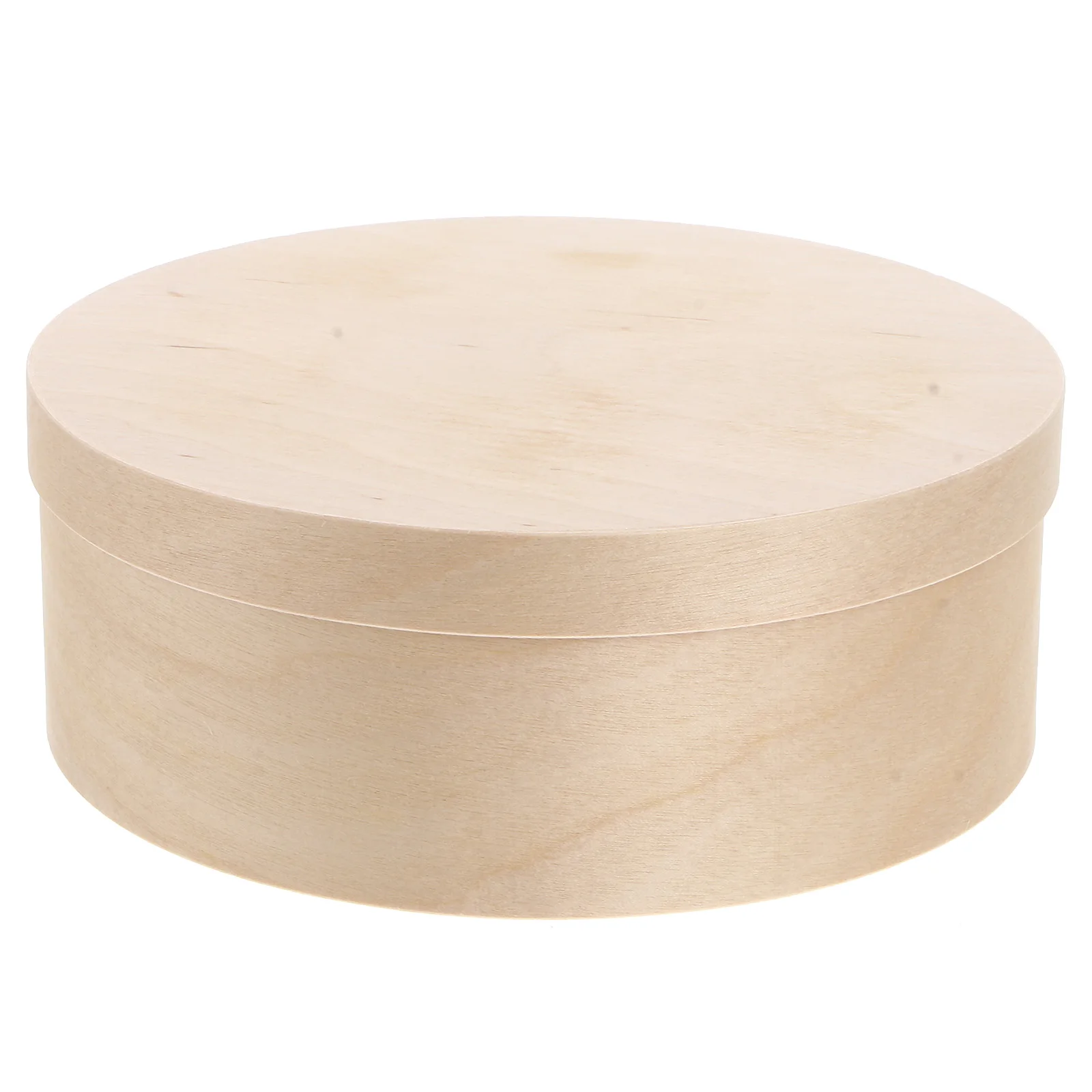 

1Pcs Cheesecake Wood Box Round Durable Food Packing Box -Friendly Cake Storage Dessert Container Wooden Food Case