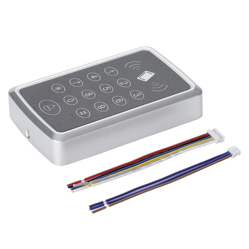 ip-認定-rfid-キーパッド-ドアアクセス制御-125khz-カードコードロック解除-レインカバー付き-キーフォブ付属-家庭用ゲートロックコントローラー