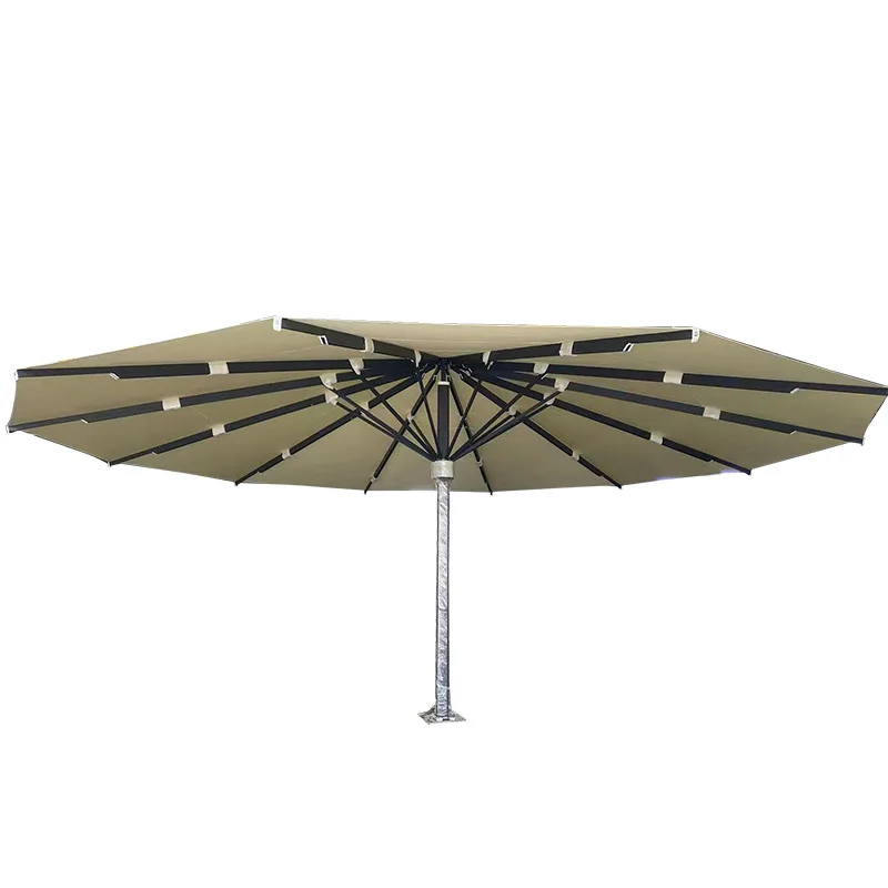 

Electric starlight umbrella, large umbrella for use at the entrance of the hotel, rain and sun protection in the resort