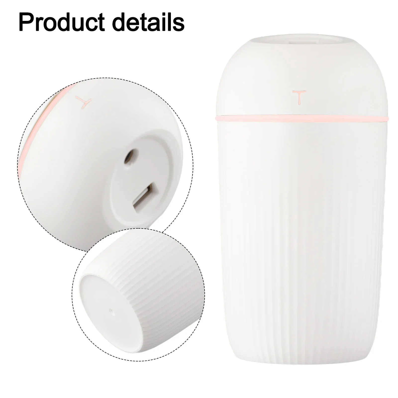 420ml Water Tank Portable Humidifier Mist Modes Compact Design 88*88*153mm Portable Humidifier Energy Efficient
