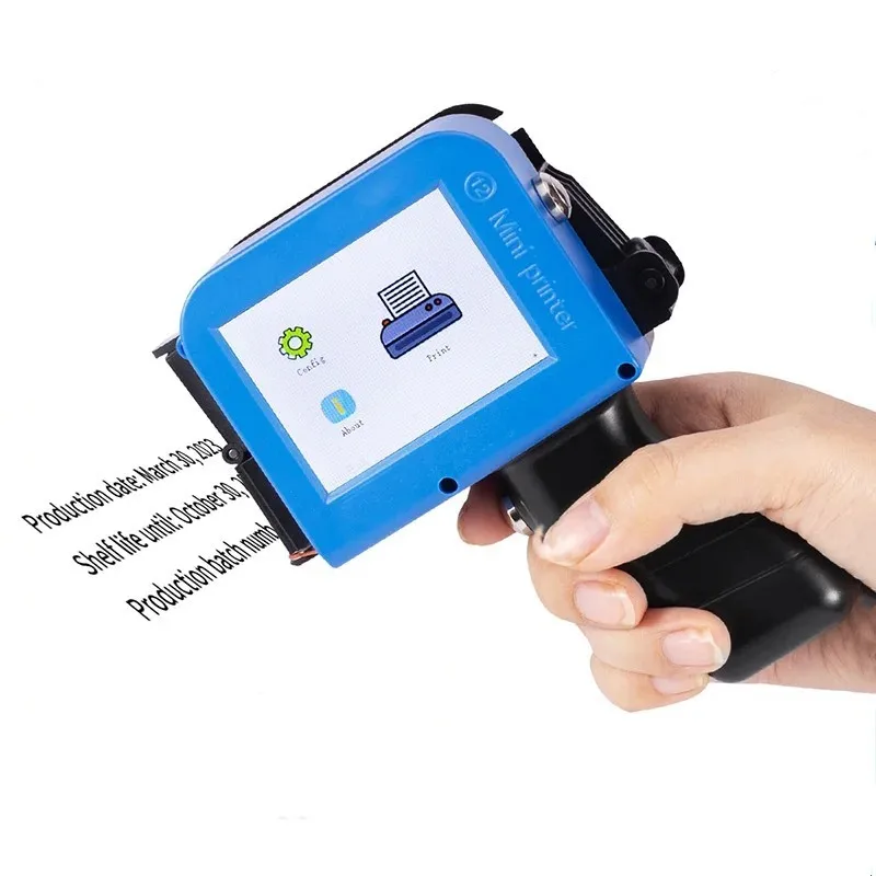 

Cheap Price High Quality Portable Mini Printer 12.7mm Handheld Inkjet Printer logo Date Number Mini Coding Machine