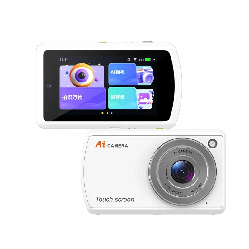 AI Recognize Objects Interactive AI Digital Camera for Kids Educational Language Learning Toy with Smart Features