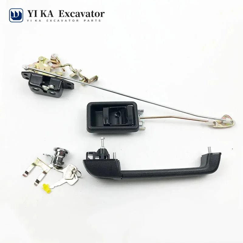 

For excavator accessories Kato HD512/820R/1023/1430-1-2-3 bridge Car door lock Door lock assembly