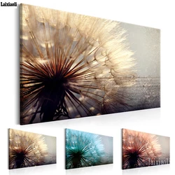 Duży obraz diamentowy 5D Diy Dandelions and Cobweb 5D Diamond Embroidery Full Square round Drill Cross Stitch Wall Art painting