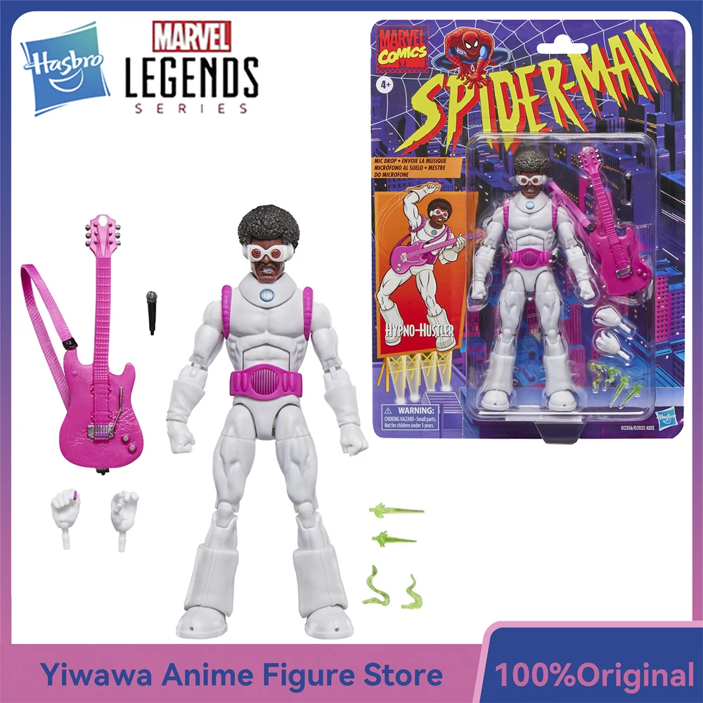 

Оригинальная новая серия Hasbro Marvel Legends Hypno-Hustler (Человек-паук), 15 см, красивая коллекционная ретро-фигурка из комиксов, модель, подарочные игрушки