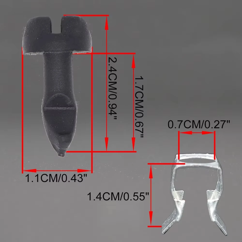 Auto Motor Top Abdeckung Drehen Verriegelung Schrauben Clips Für Audi A4 1995-2008 A6 C4 A8 4D Skoda Superb 3U4 VW Passat 3B2 Seat Exeo 3R2 – Detail 2