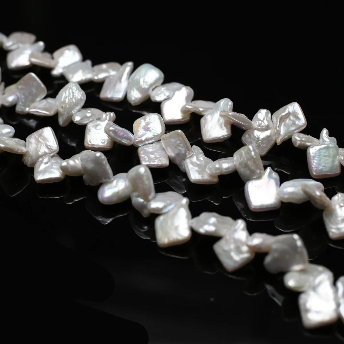 

10-15mm AAAA Genuine Natural Freshwater Baroque Diamond Isolated Bead Women Gift Jewelry Make DIY Necklace Bracelet Accessories