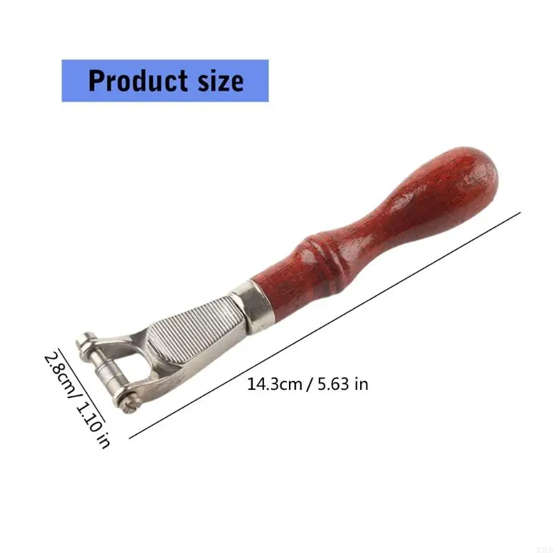 

Multipurpose Craft Tool Handle for Leatherworking Embossing and Projects Featuring Comfortable Grip