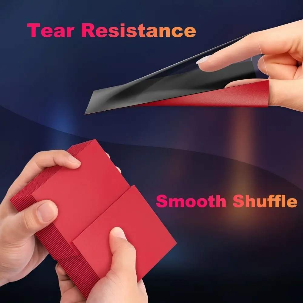 50 Pack 66x91mm Trading Card Sleeves Matte Standard Double-sided Card Cover Smooth Shuffle Tear Resistant Mengkebao Card Sleeve