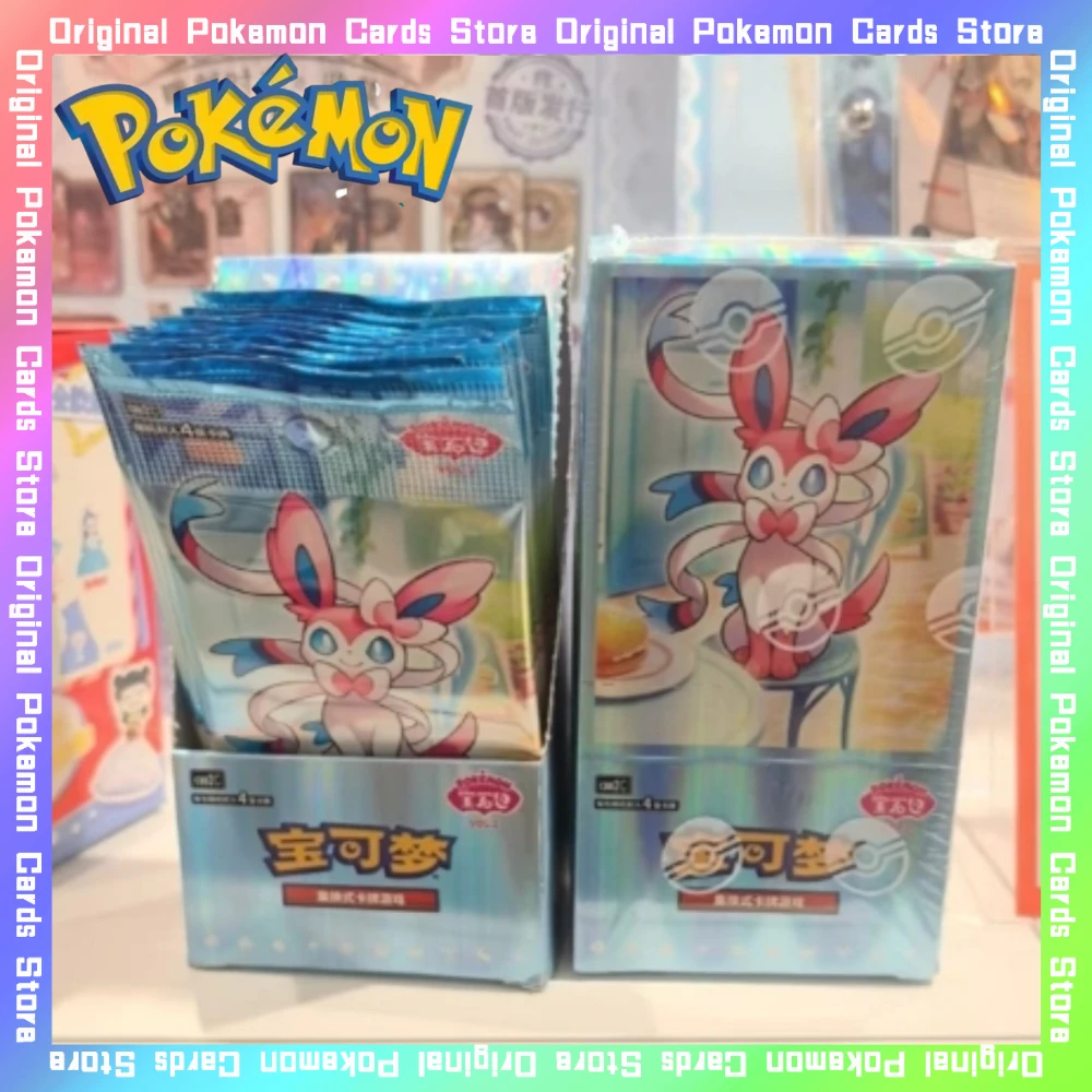 

100%Original Pokemon Gem Pack Vol2 Cards Simplified Chinese Scarlet and Violet PTCG Trading Anime Collectible Cards Toy Gifts