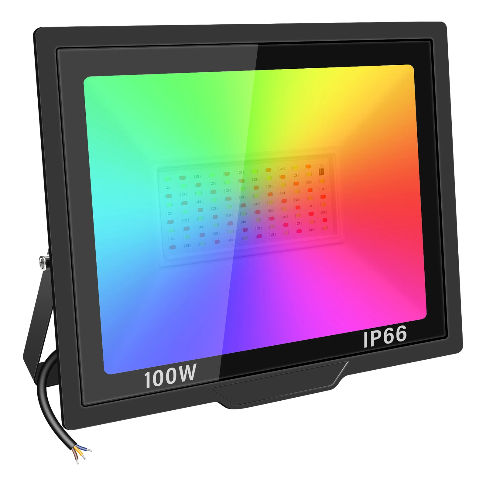 SKYWORLD 30W-100W RGB LED Flood Lights, Flood Light with Remote Control, Indoor Outdoor Colored LED Floodlight Stage Lighting