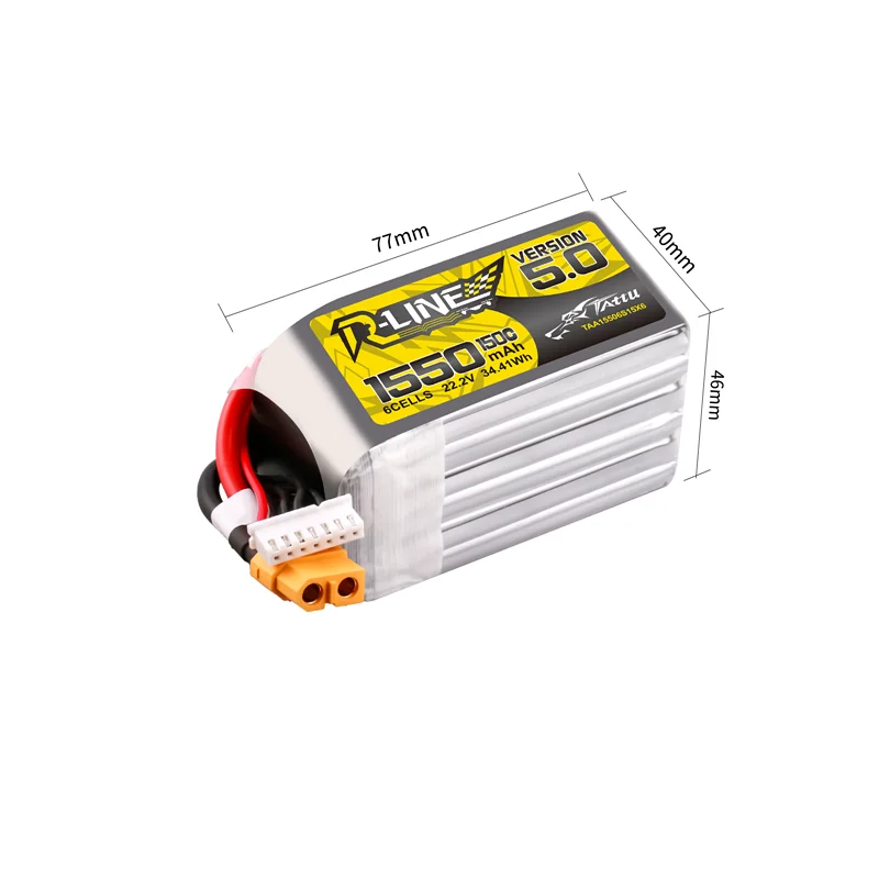 1Pcs TATTU-R-LINE 5.0 850/1050/1200/1300/1400/1550mAh 150C LiPo Battery For RC Helicopter Quadcopter FPV Racing Drone Parts