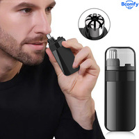 Electric Nose Hair Trimmer Portable Automatic Nose Hair Clipper Rechargeable Waterproof Ear Eyebrow Beard Powerful Clippers