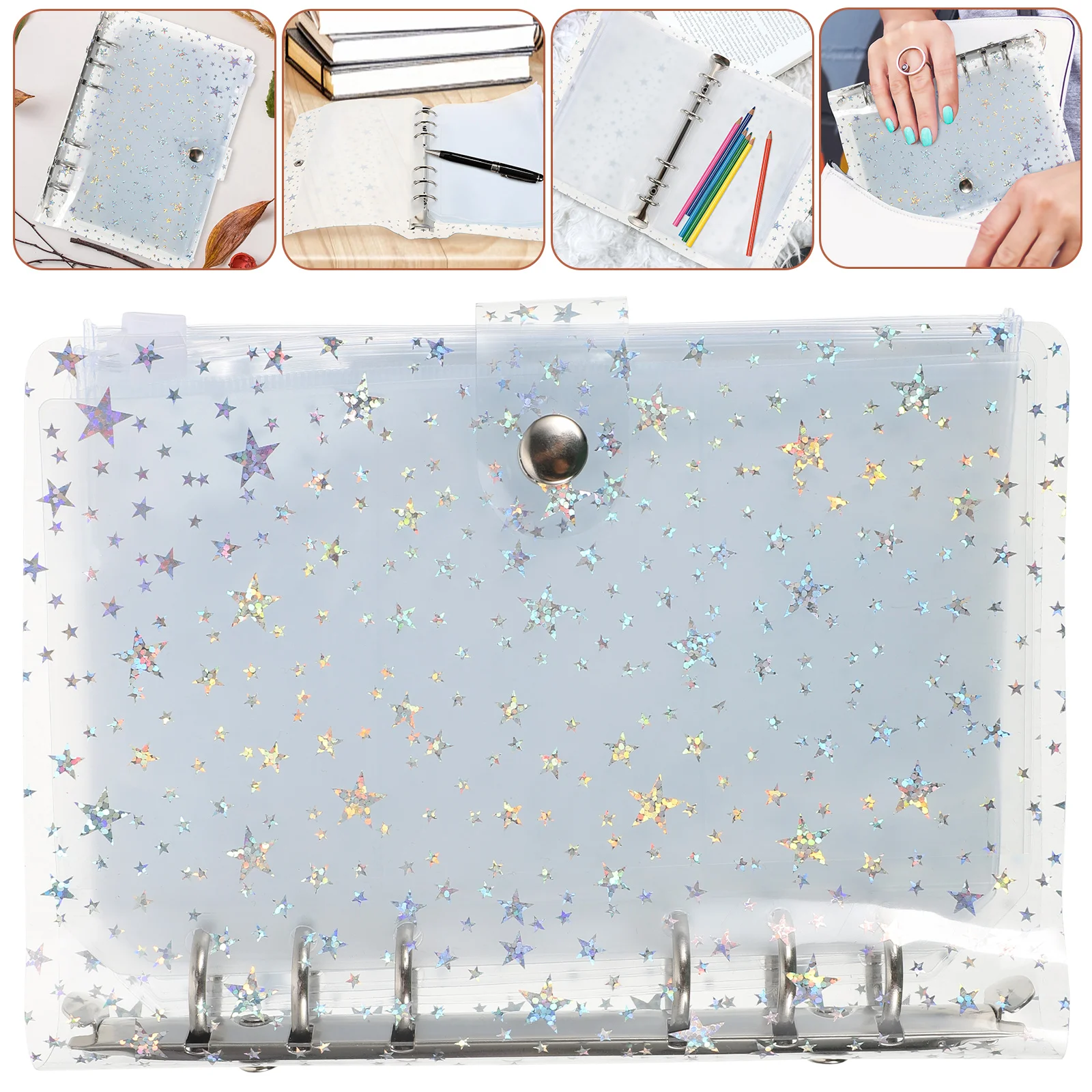 Organizador de carpetas de PVC para carpetas con sobre para ahorrar dinero, organizador de presupuesto ligero