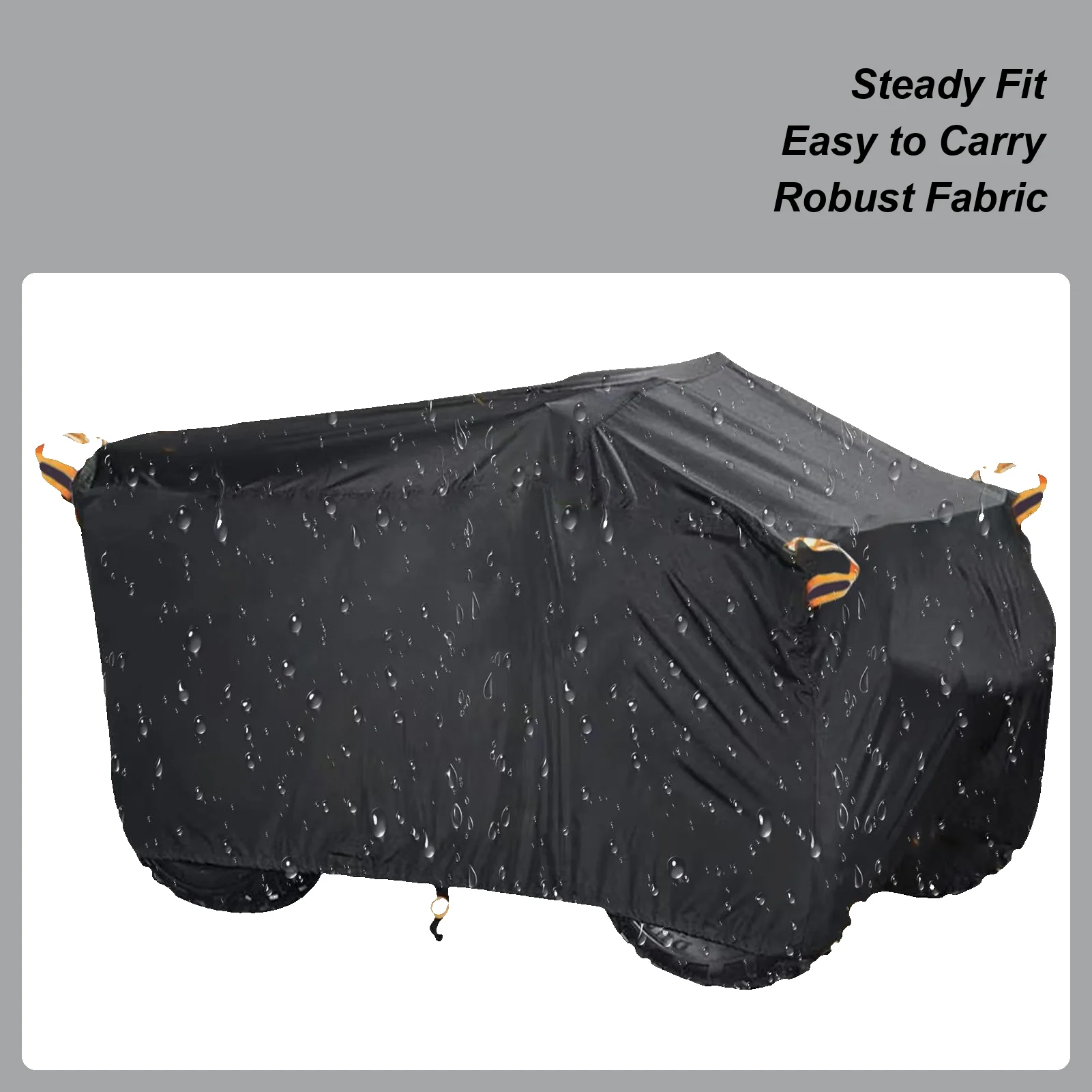 Quad Cover Tear-Resistant Tarp Waterproof ATV Cover For Rainy Weather Summer Sun Exposure Winter Road Trips Dusty Environments