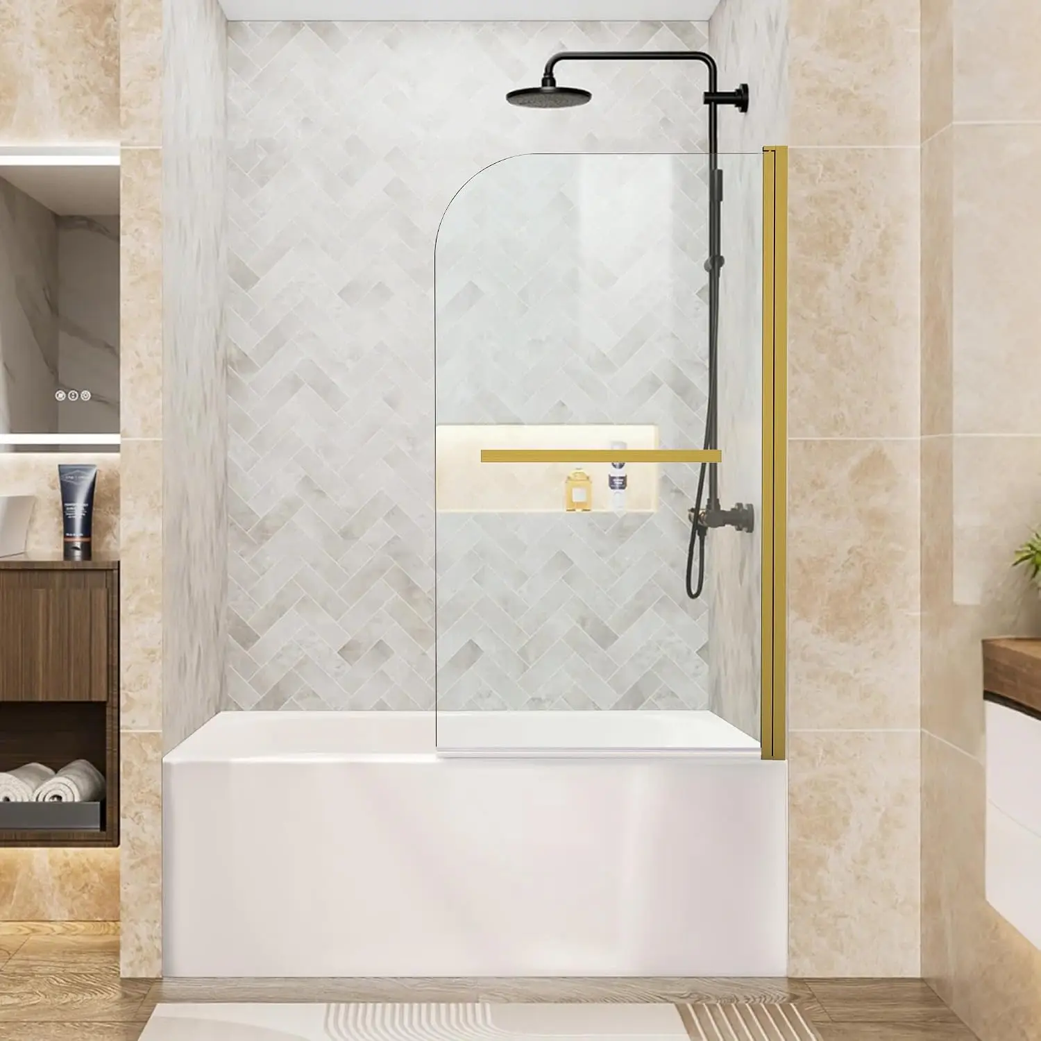 Bathtub Shower Door, 34