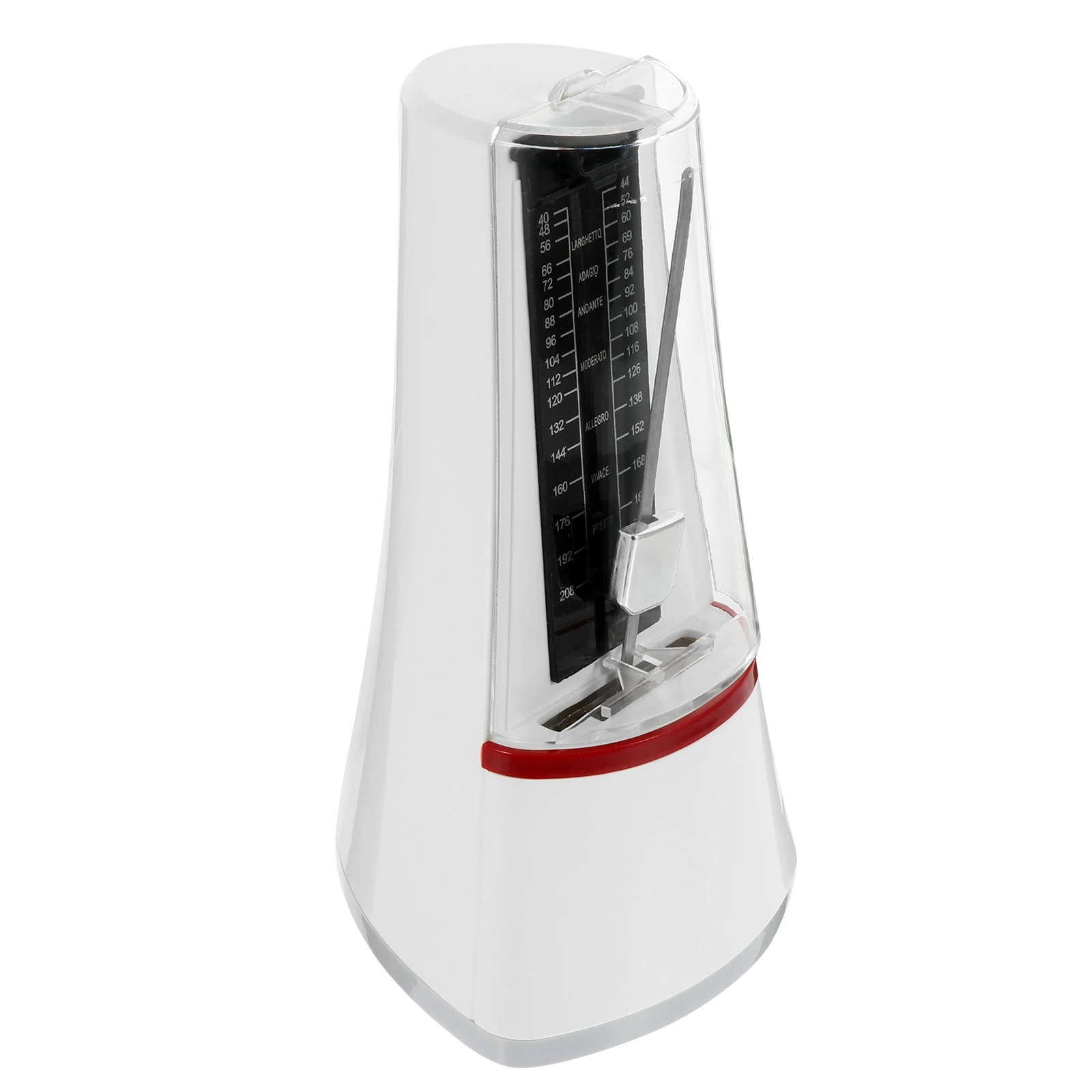 

Metronome Mechanical Erhu Small White Portable Universal Musical Instrument Accessory ABS Metal Durable Rhythm Piano