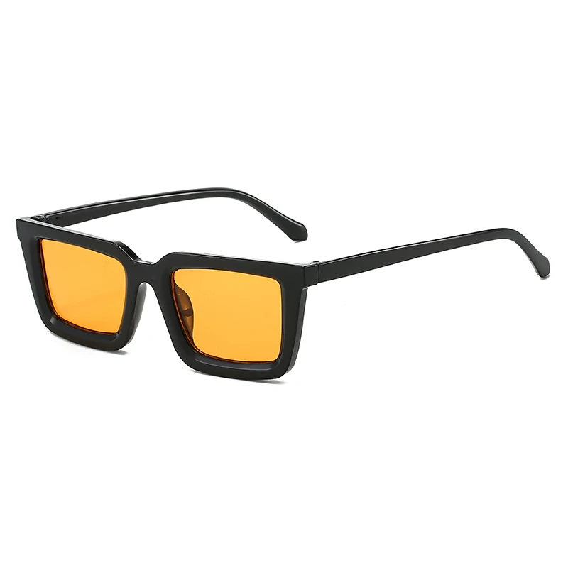 الكلاسيكية مربع النظارات الشمسية النساء الرجال الحد الأدنى الاتجاه ظلال الترفيه تخفيف نظارات شمسية سيدة رجل UV400 نظارات واقية #3