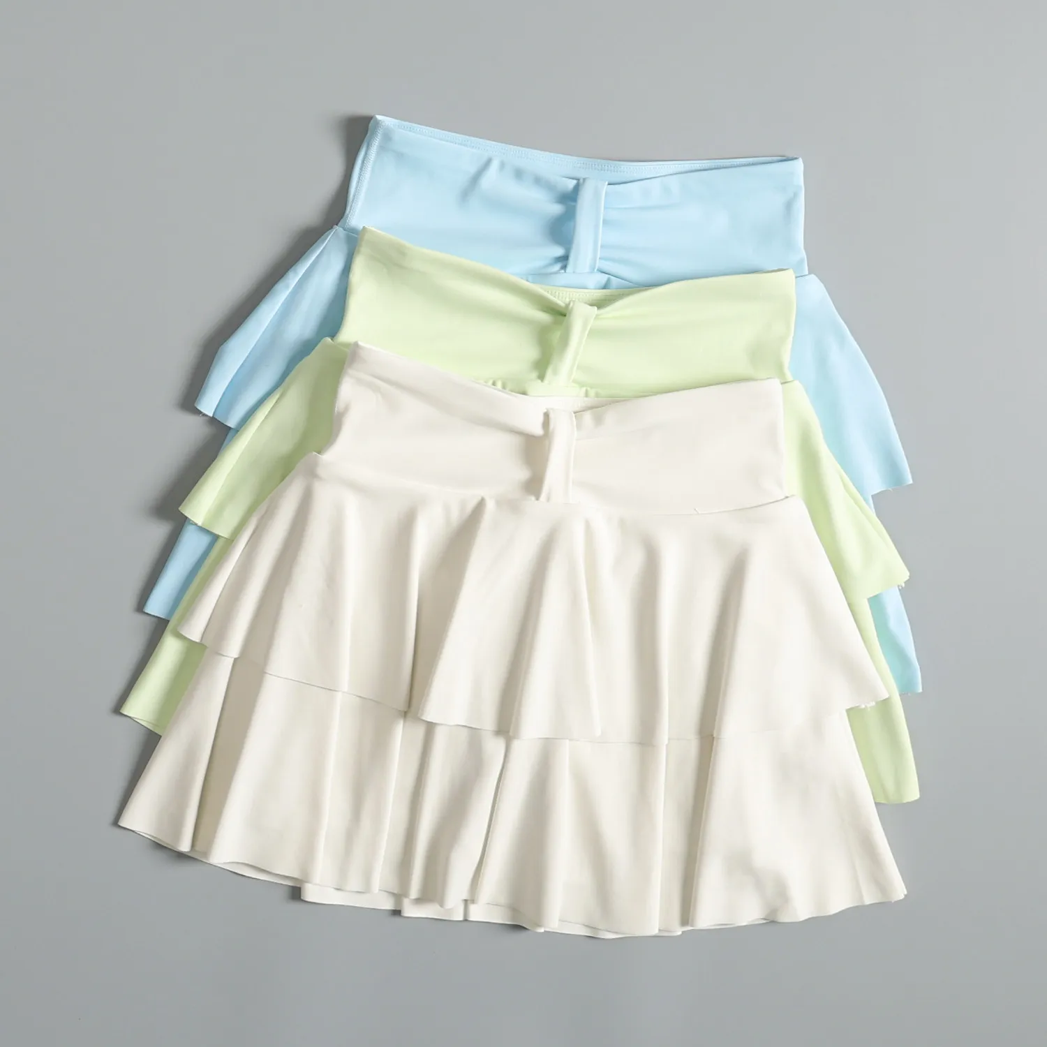 Anti-exposure sports short skirt for women summer high waist slimming yoga training fitness skirt running quick-drying casual