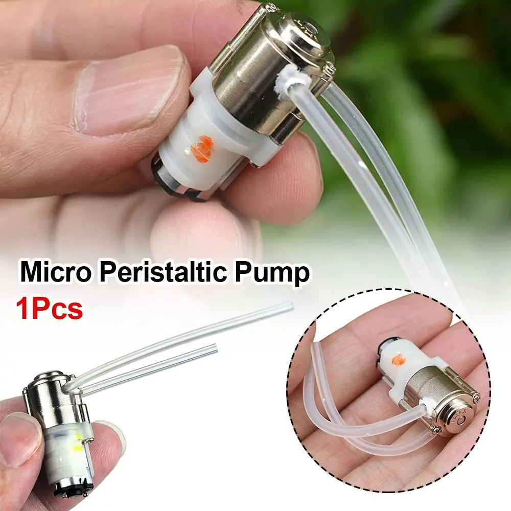 1Pcs DC3V 3.7V Micro Peristaltic Pump 10mm Planetary Gear M20 Motor Metering Pump Small Flow Self Priming Liquid Water Pump