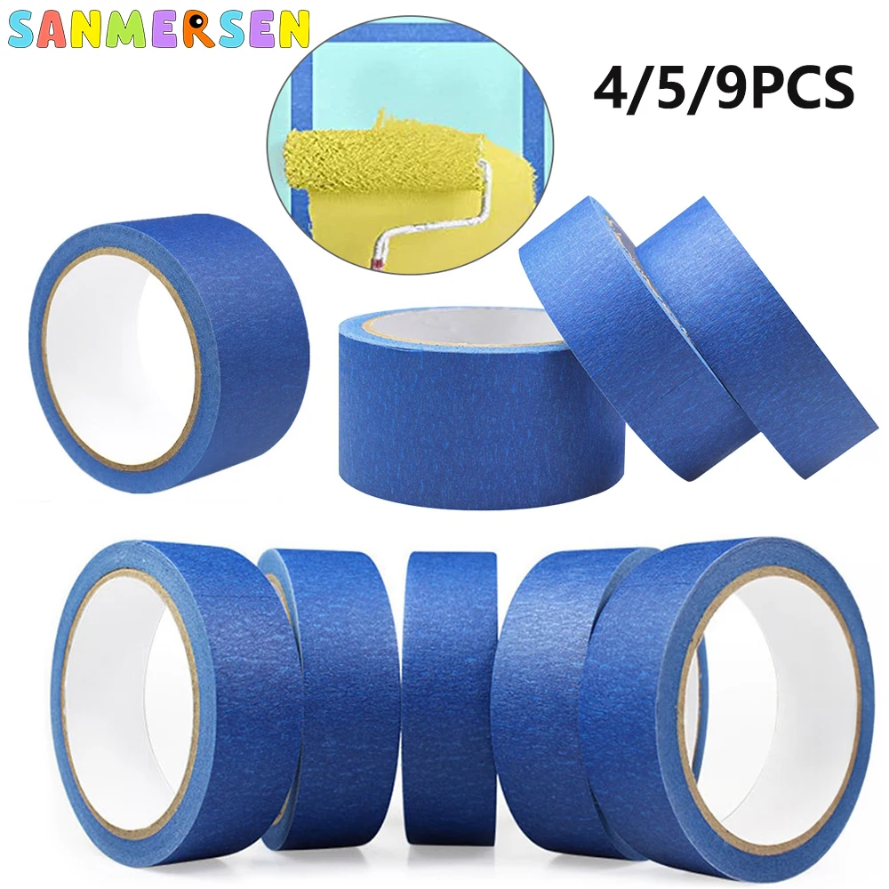 

4/5/9 PCS Precision Model Masking Tape 20m Fine Line DIY Cover Tape For Model Hobby Tool Set Width 12/15/20/25/30/40/48/50/60mm