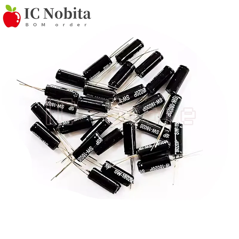 20PCS SW-18020P Vibration Switch, Shaking Switch Vibration Sensor  Electronic Shaking Vibration Sensor Switch 12V 2MA 23x4mm