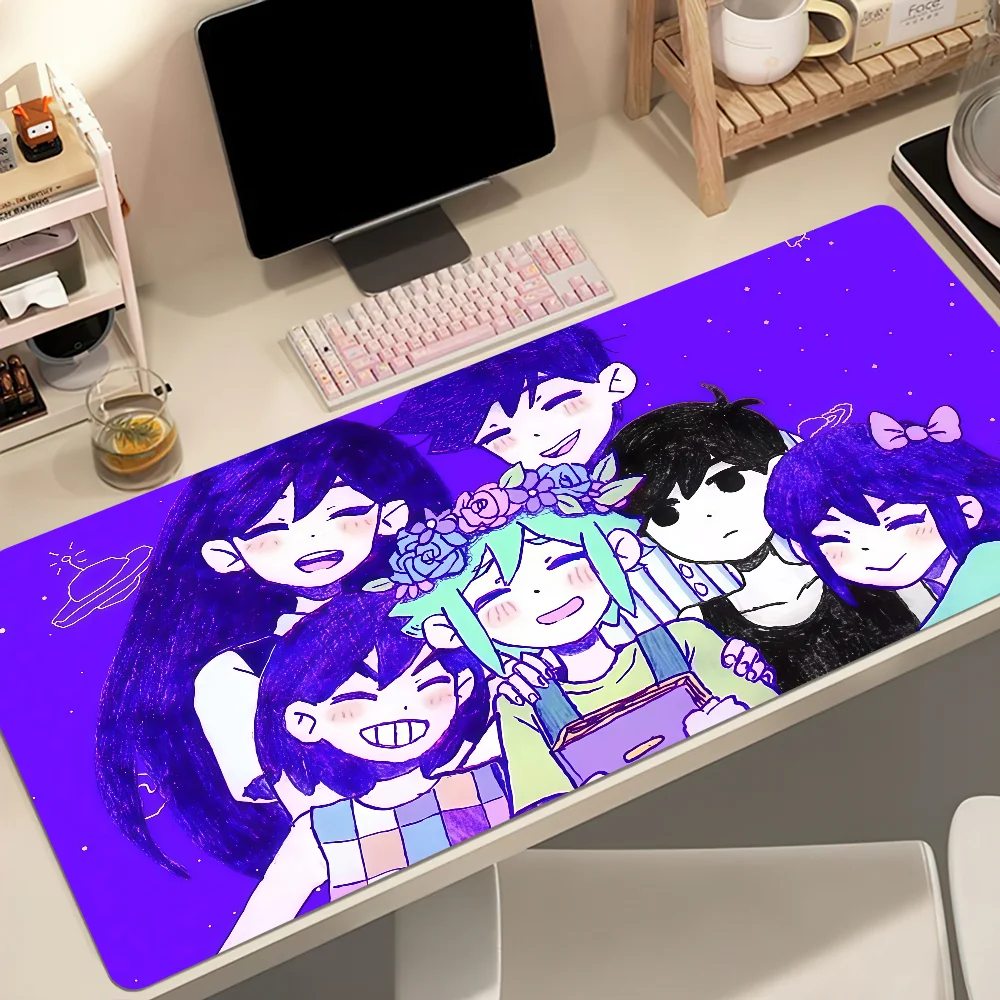 Cartoon Games O-omori Mouse Pad Large Non-slip Lockedge Desktop Computer Desk Mat Keyboard Writing MousePad Office Gamer Student