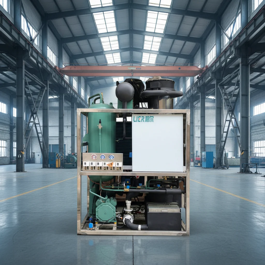 Cheap Price Cylinder Ice Maker 500kg Tube Ice Machine 1t 2t 3t 5t CE Certification
