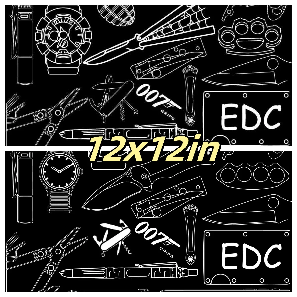 

12x12in EDC KYDEX Thermoform Sheet for Holster DIY (1 Sheet)