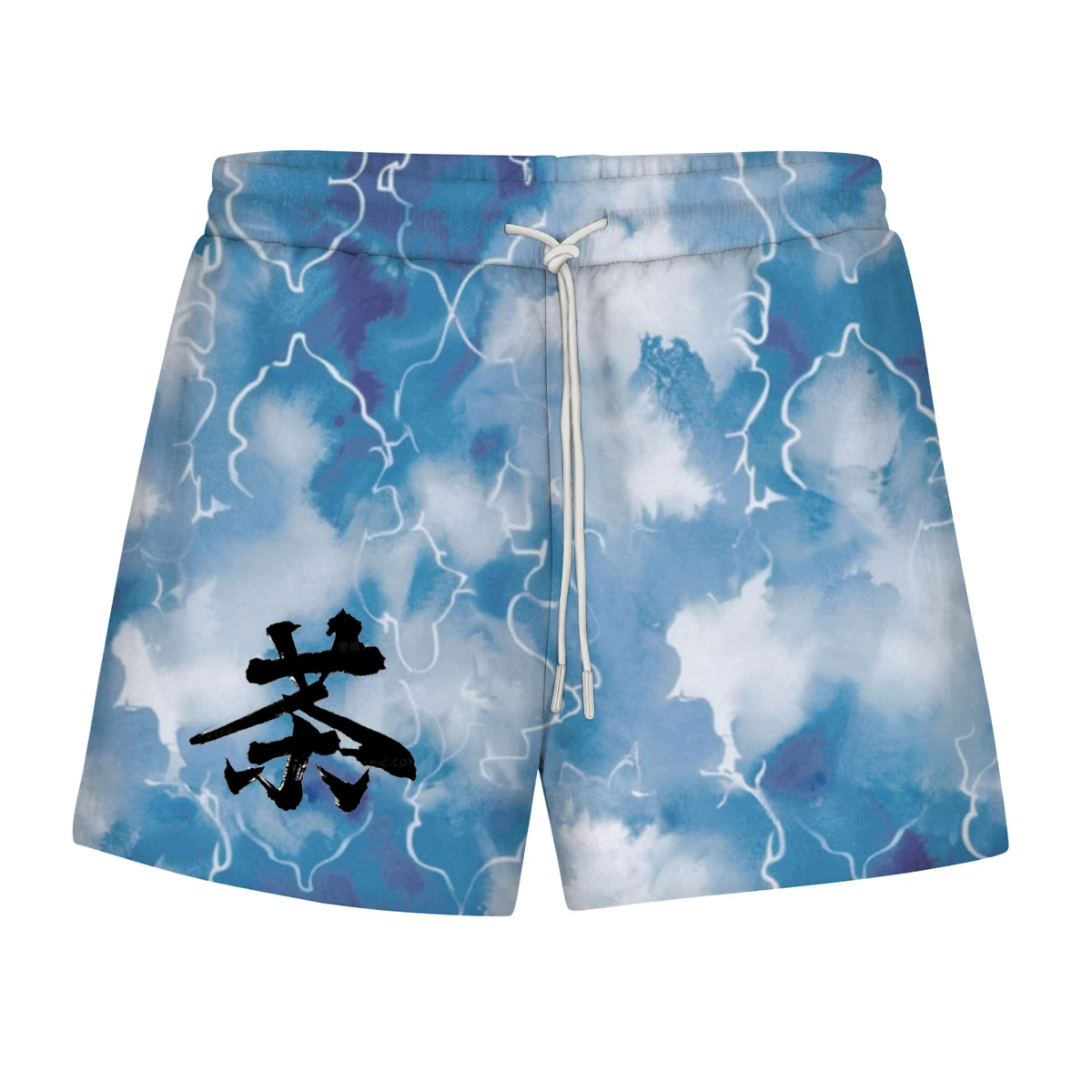 

Summer 2025 Chinese Ink Tea Breathable Training shorts! ‘Cha’ Character —‘Oriental Zen Tech’ for Unisex Daily Flair!”