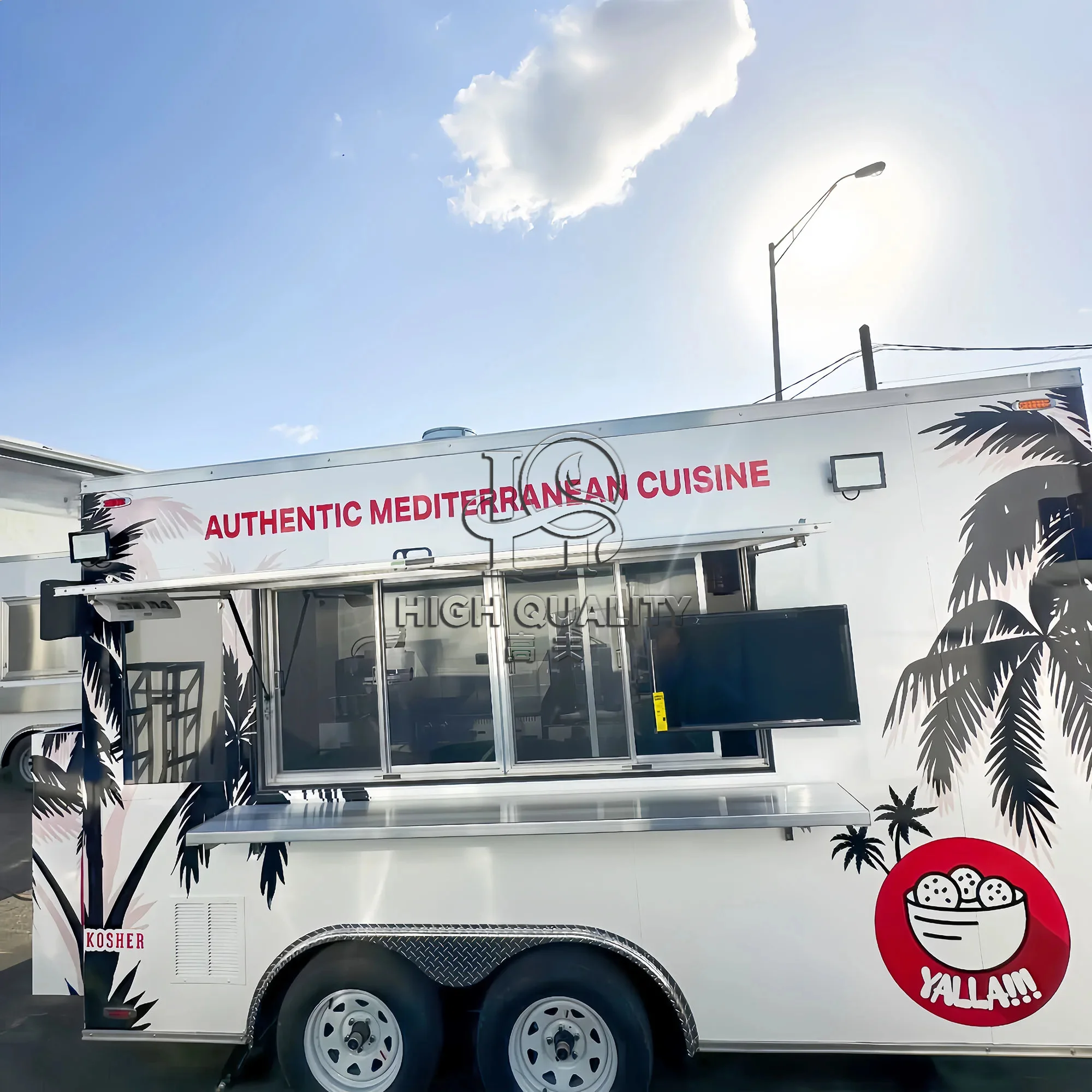 Mobile BBQ Truck with Commercial-Grade Smokers and Grills for Sale