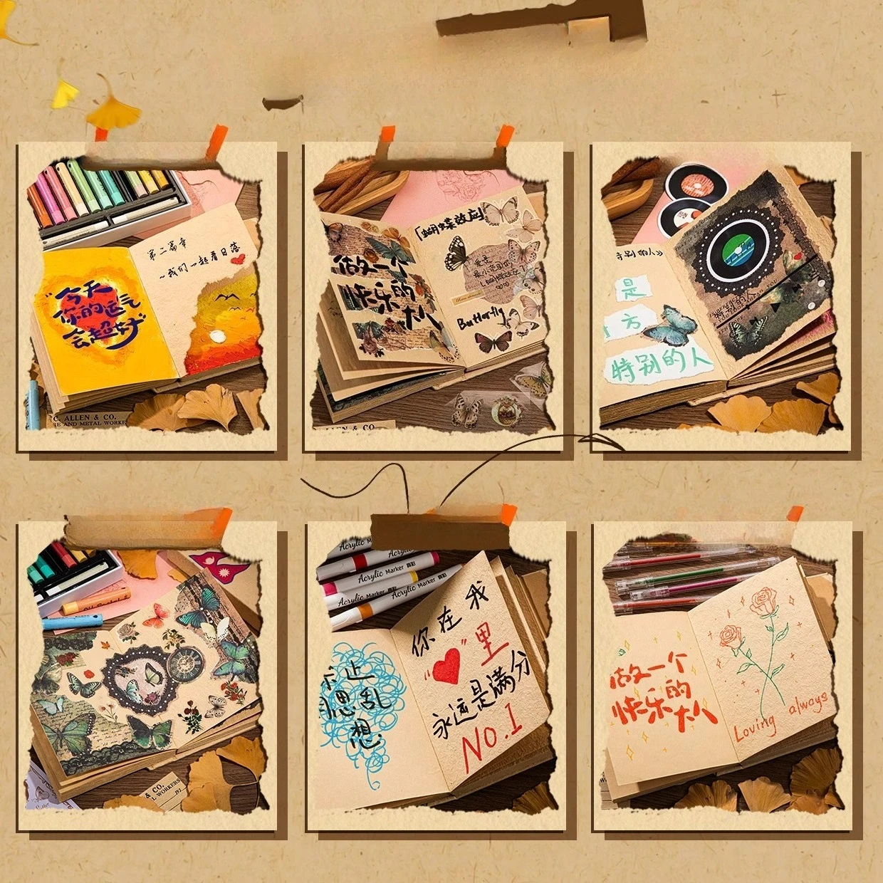 Beautiful Nepalese Handmade Notebook - Aesthetic Plant Pressed Flower Diary, Unique Travel Journal & Creative Writing Scrapbook