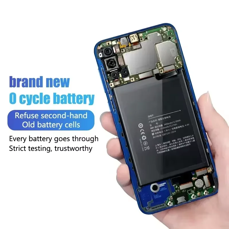 Batería de repuesto HE342 de 3060mAh para Nokia 7.1/X6 2018, 6.1 Plus/5.1 Plus, incluye herramientas 2