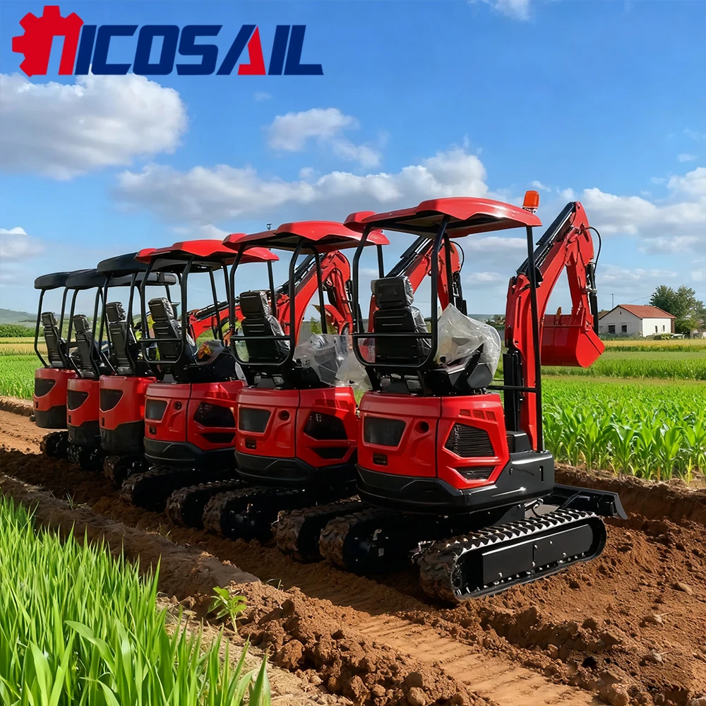 

Hot selling new shell small excavator 1800kg small micro excavator for sale with cab