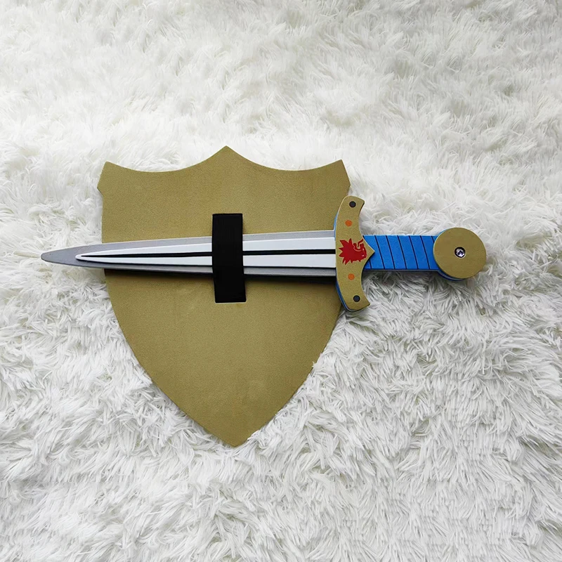 Foam Sword Self Defense Weapons Cosplay Anime Pirate Soft Eva Material Swords And Shileds Props Kids Halloween Gifts