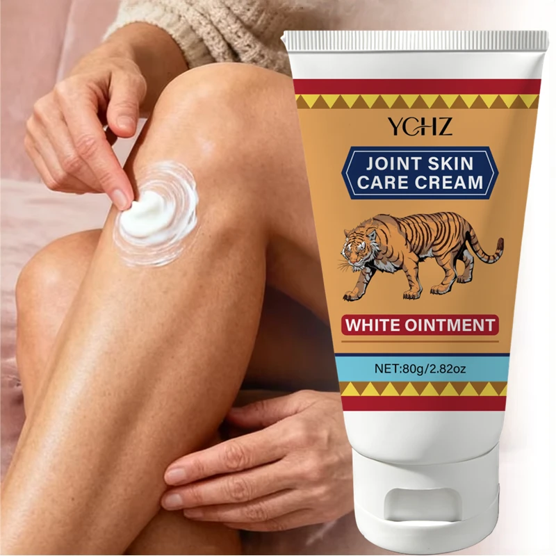 Tiger Body Massage Cream Stick, Containing Vitamin E and Olive Oil Blend, Deeply Moisturizes, Easy to Apply, Non-Greasy - 80g