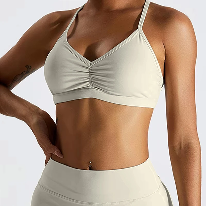 Sexy Scrunch Sports Bra Gym Top Women Running Back Cross Top Women Sportswear Yoga Underwear Fitness Workout Yoga ClothingWomen - Image 5