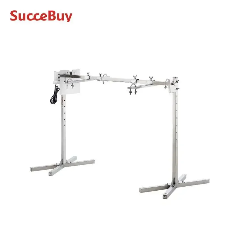 

Stainless Steel Outdoor Patio Grill Charcoal Grill Adjustable Height Universal Grill Stand