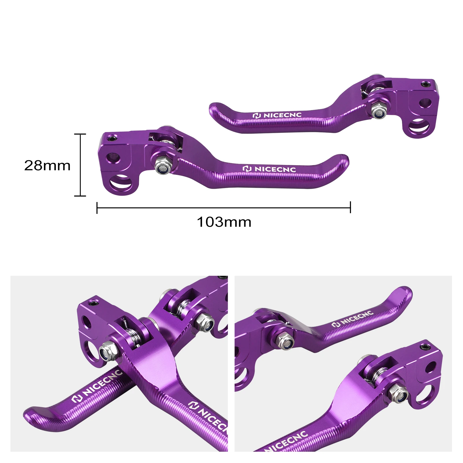 NICECNC para 2024 Surron Light Bee X S L1E bicicleta eléctrica de cross Kit de palanca de freno trasero delantero de aluminio para sur-ron Segway X160 X260