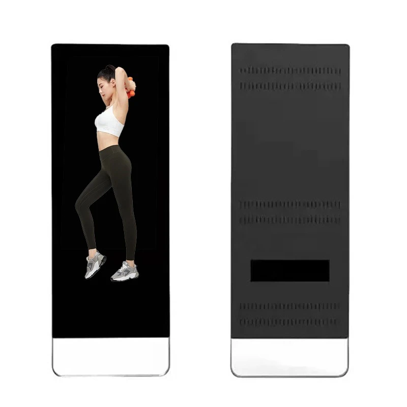 32/43 inch smart fitness mirror advertising machine household sports magic mirror capacitive touch vertical human body