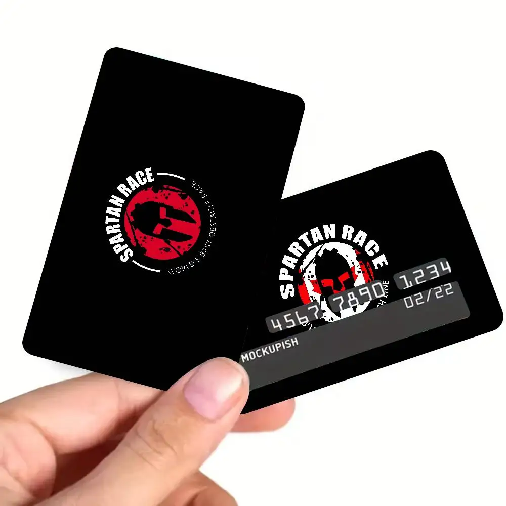 S-Spartan Molon Labe Sparta Anime Spend or Save Funny Shell On Off Ultra Thin No Fade Sticker Skin Cover Film Debit Credit Card