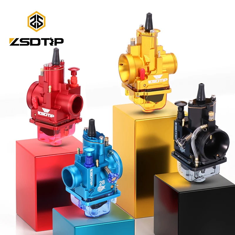 ZSDTRP CNC Racing PWK Carburetor with Power Jet for 125cc 250cc Dirt Bike Motocross Carb Scooter ATV 28mm 30mm 32mm 34mm