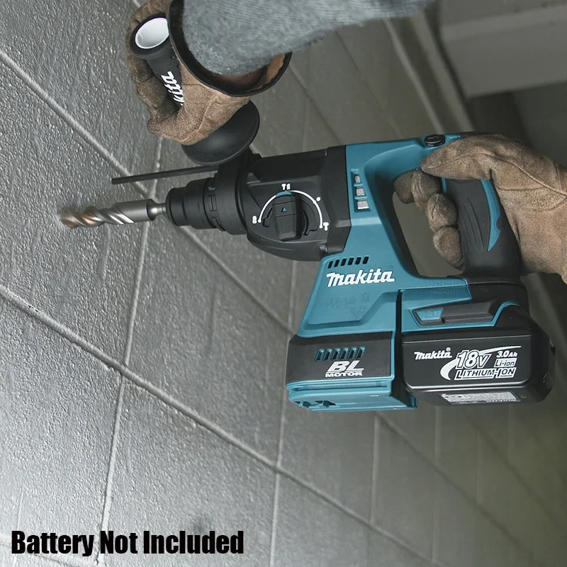 Imagem -06 - Makita Dhr202z Martelo Rotativo Li-ion Sds Plus sem Fio Paredes de Perfuração 20 mm Canteiro de Obras Ferramenta Dedicada a Energia 18v