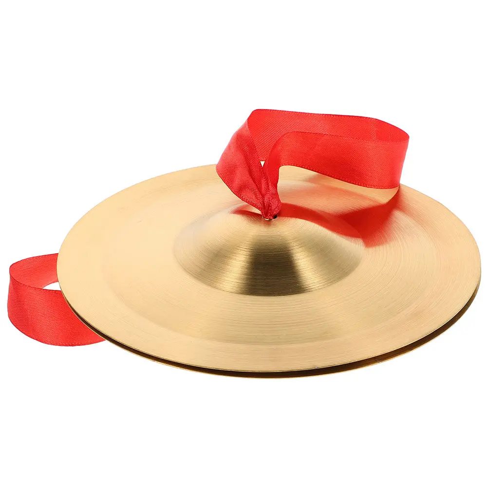1Pair Alloy Cymbals Mini Small 24Cm Hand Cymbals for Band Performance Dance Party Musical Percussion Instrument Universal Drum - view 4