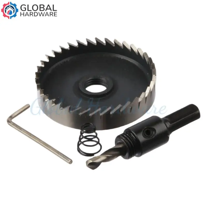 

HSS Drill Bit Set 65mm Holesaw Hole Saw Cutter Drilling Kit Hand Tool For Stainless Steel Wood Metal Alloy Cutting Tip Drill