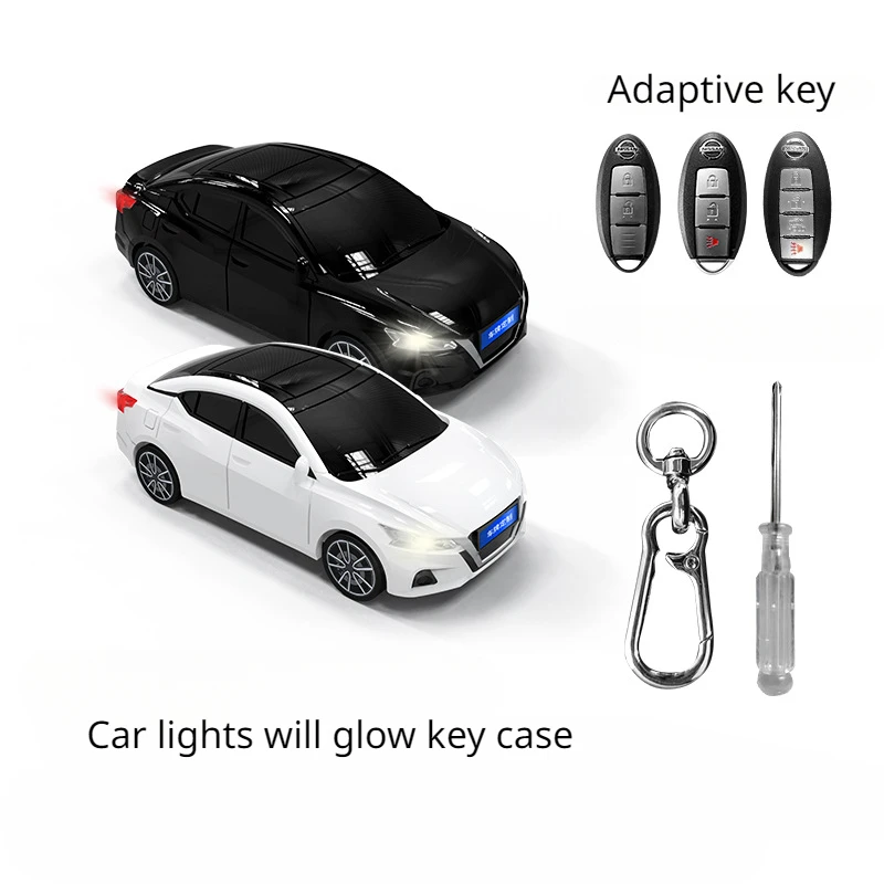 For Nissan ALTIMA Key Case Car Model Case Remote Control Protective Cover Key Chain Accessory Surprise Gift Car Decoration