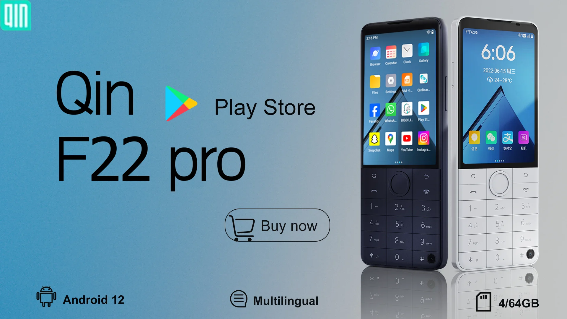 Google Available Global Version Duoqin F21 Pro Android 11 Mini Smart TouchScreen 4G Mobile Phone